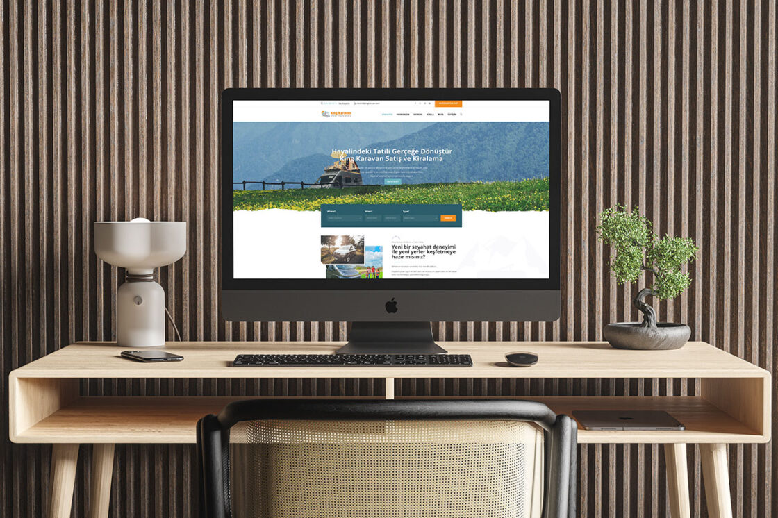 King Karavan Web Sitesi Tasarımı