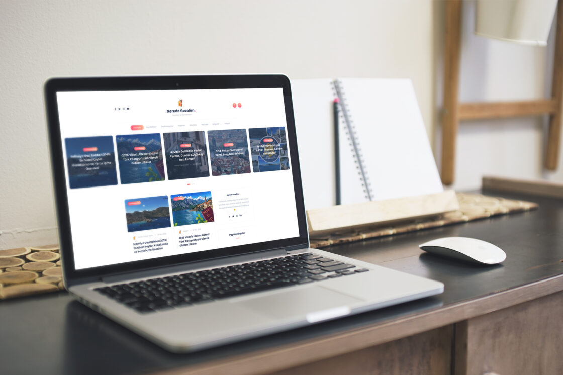 Nerede Gezelim Web Sitesi Tasarımı