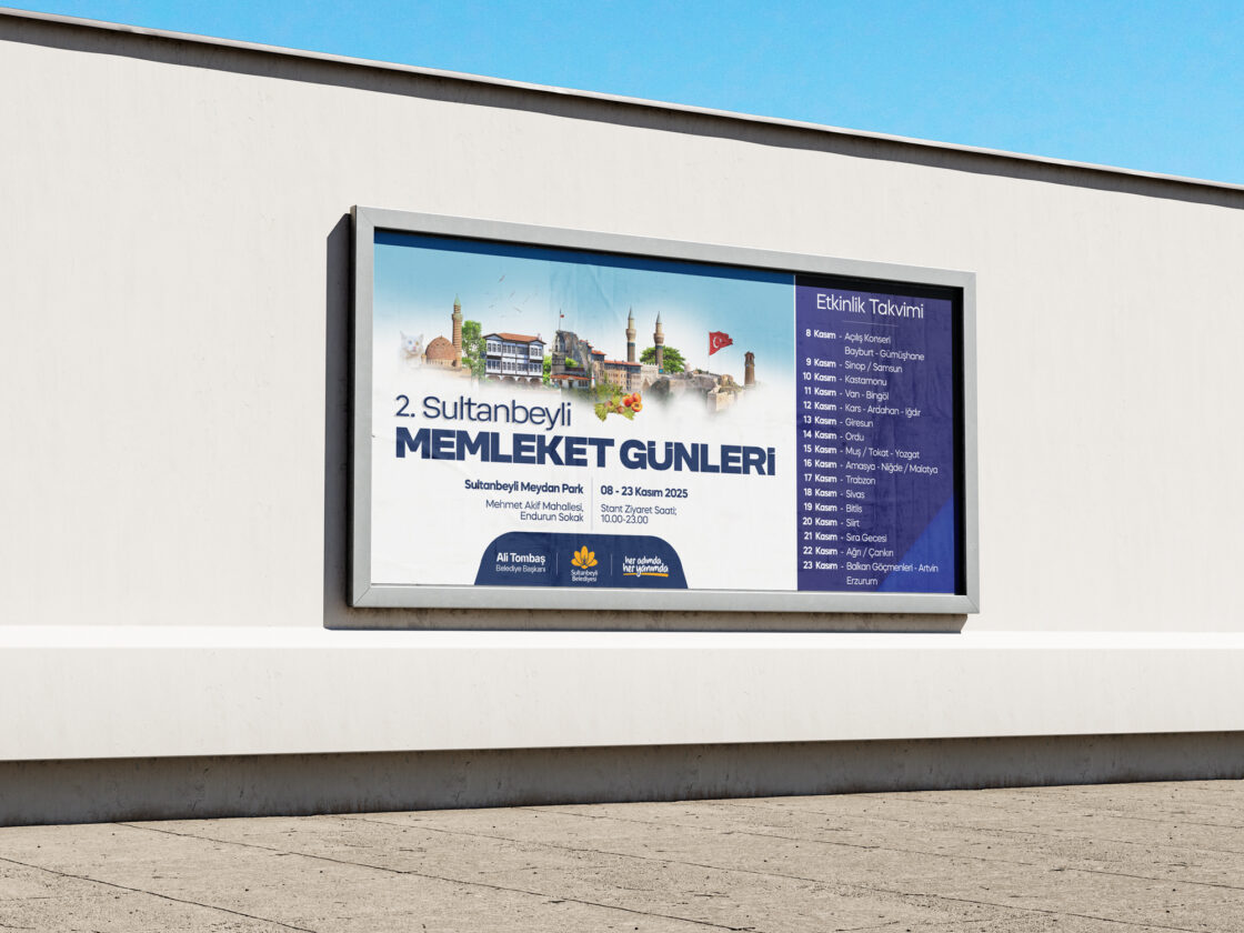 Sultanbeyli Memleket Günleri Billboard Tasarımı